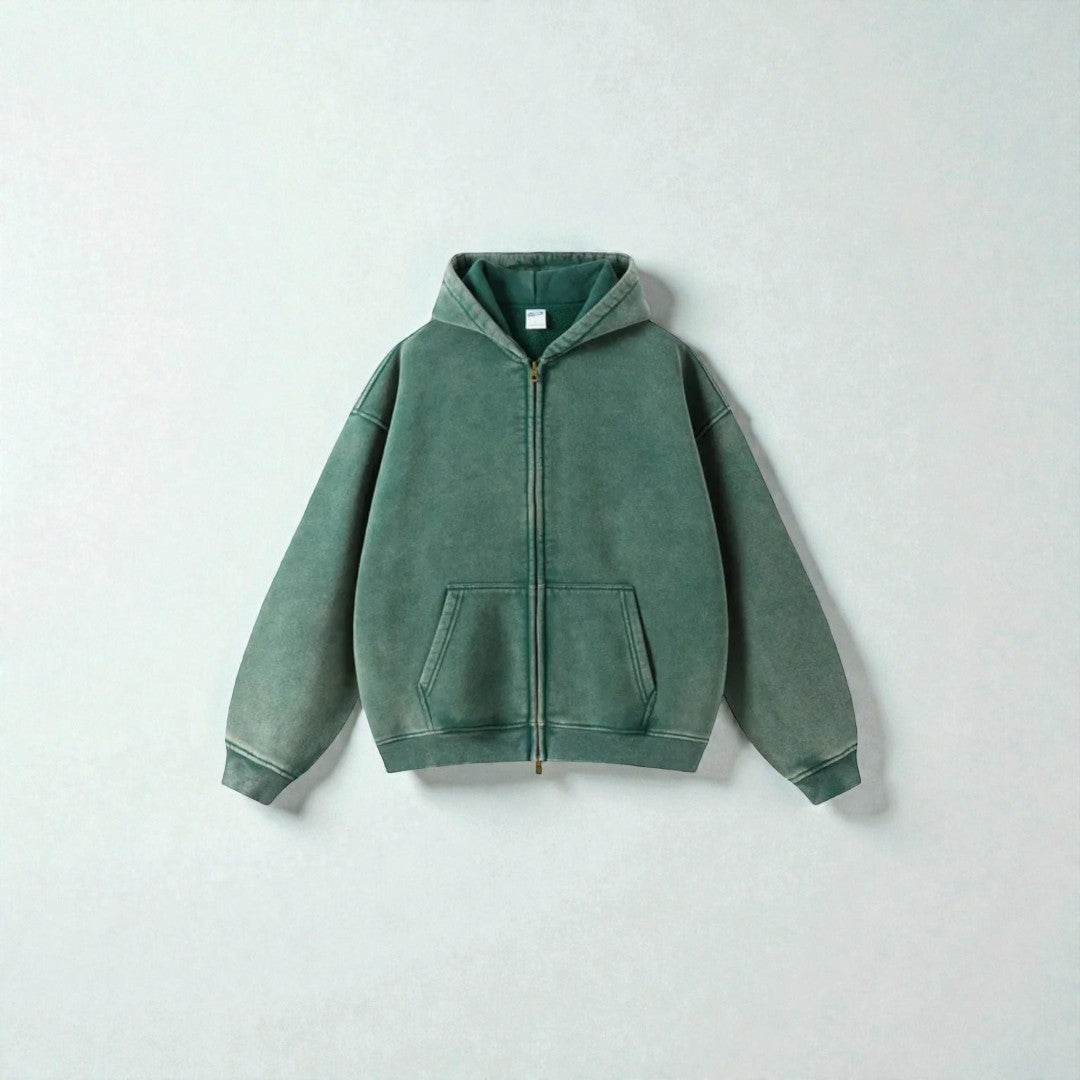 Damska bluza na zamek o spokojnej linii