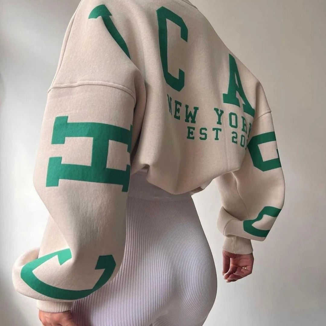 Damska oversize bluza o swobodnym charakterze