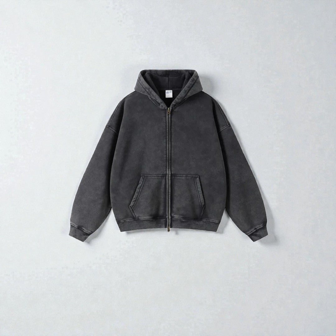 Damska bluza na zamek o spokojnej linii