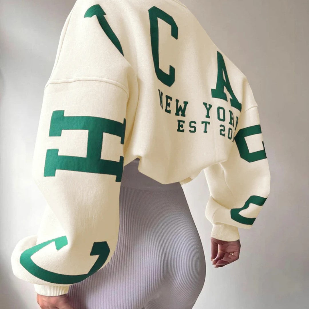 Damska oversize bluza o swobodnym charakterze