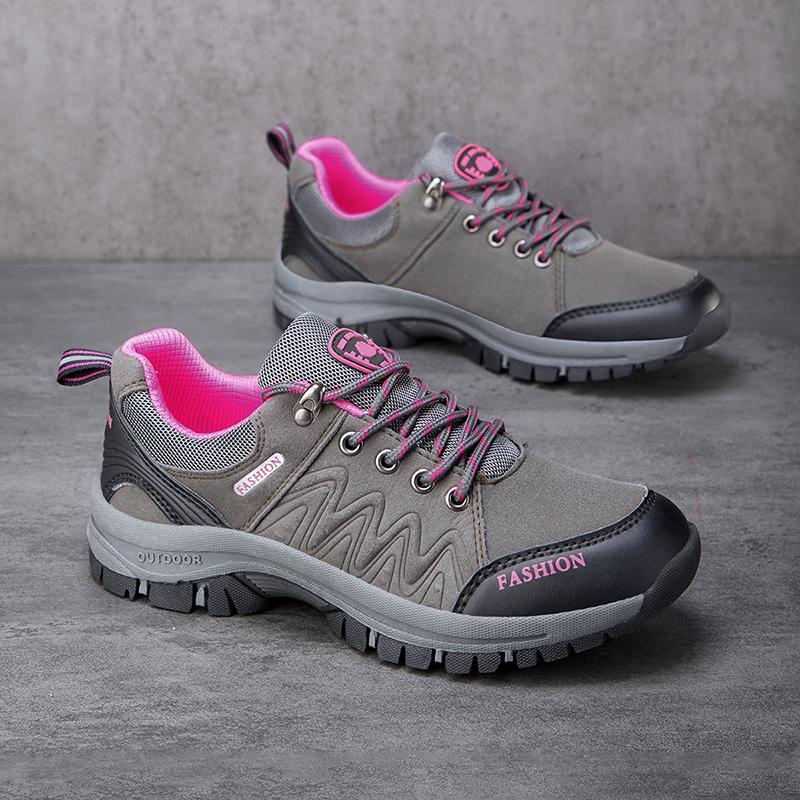 Damskie buty trekkingowe z solidną podeszwą