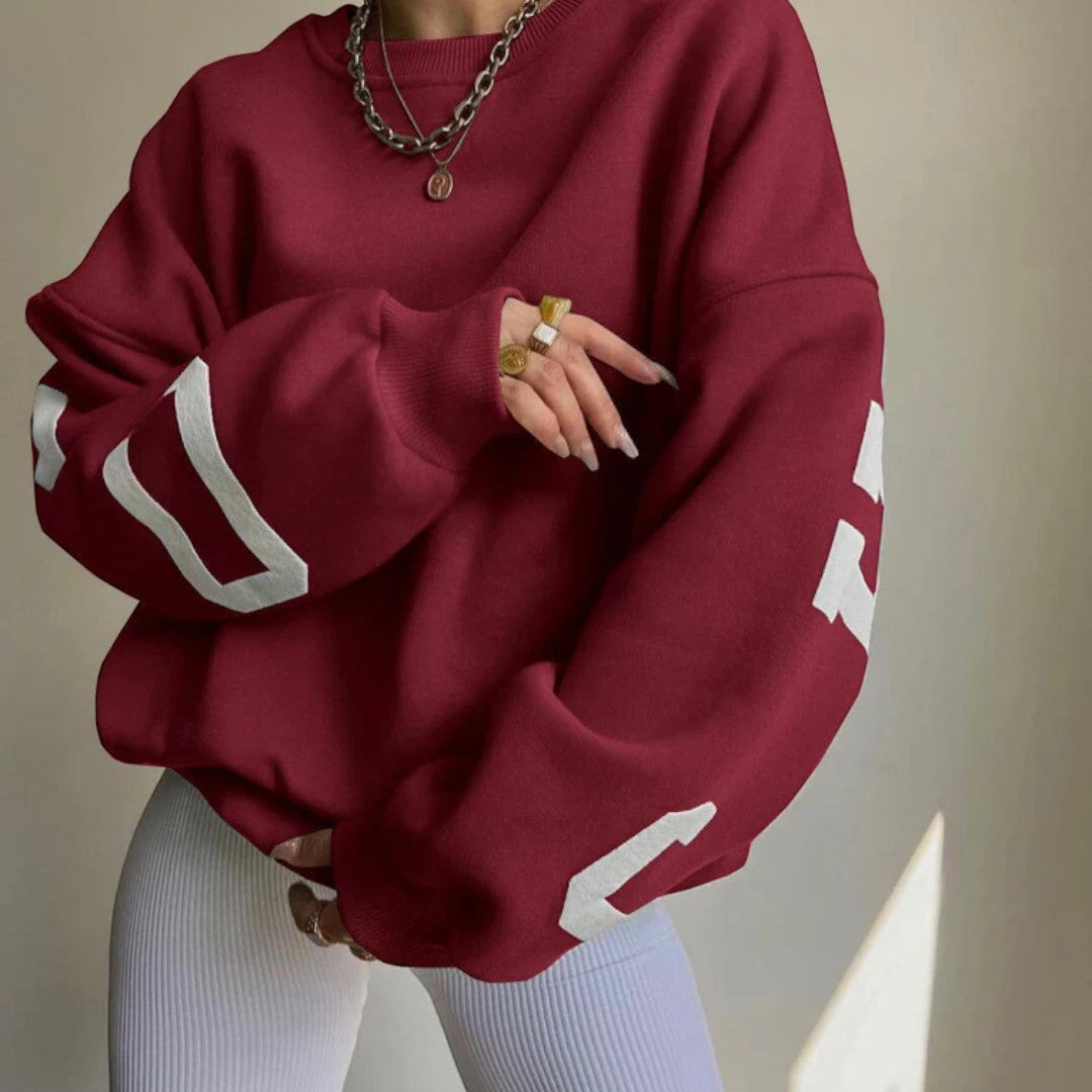 Damska oversize bluza o swobodnym charakterze