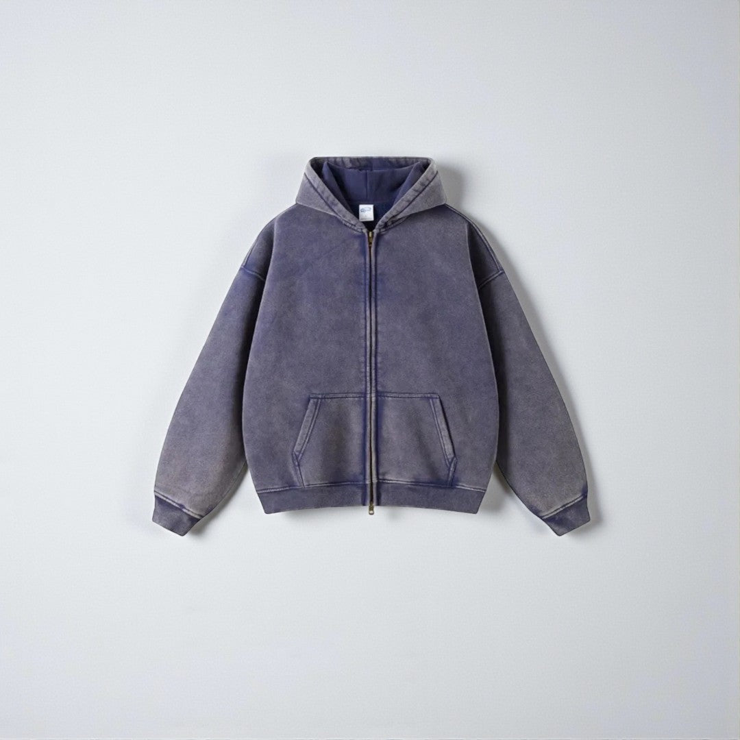 Damska bluza na zamek o spokojnej linii