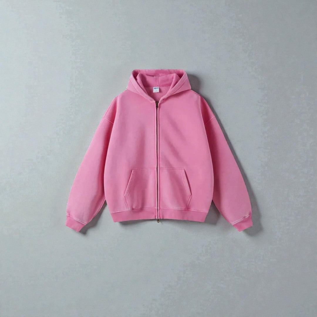 Damska bluza na zamek o spokojnej linii