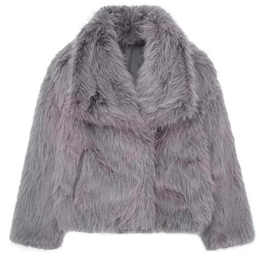 Damska Plush Kurtka Zimowa