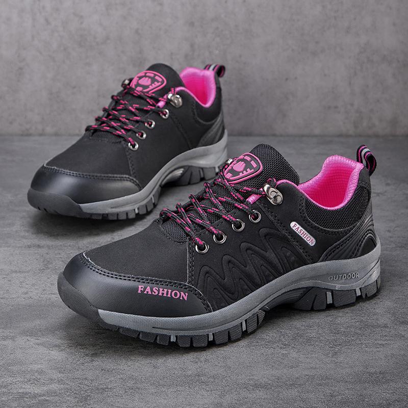 Damskie buty trekkingowe z solidną podeszwą
