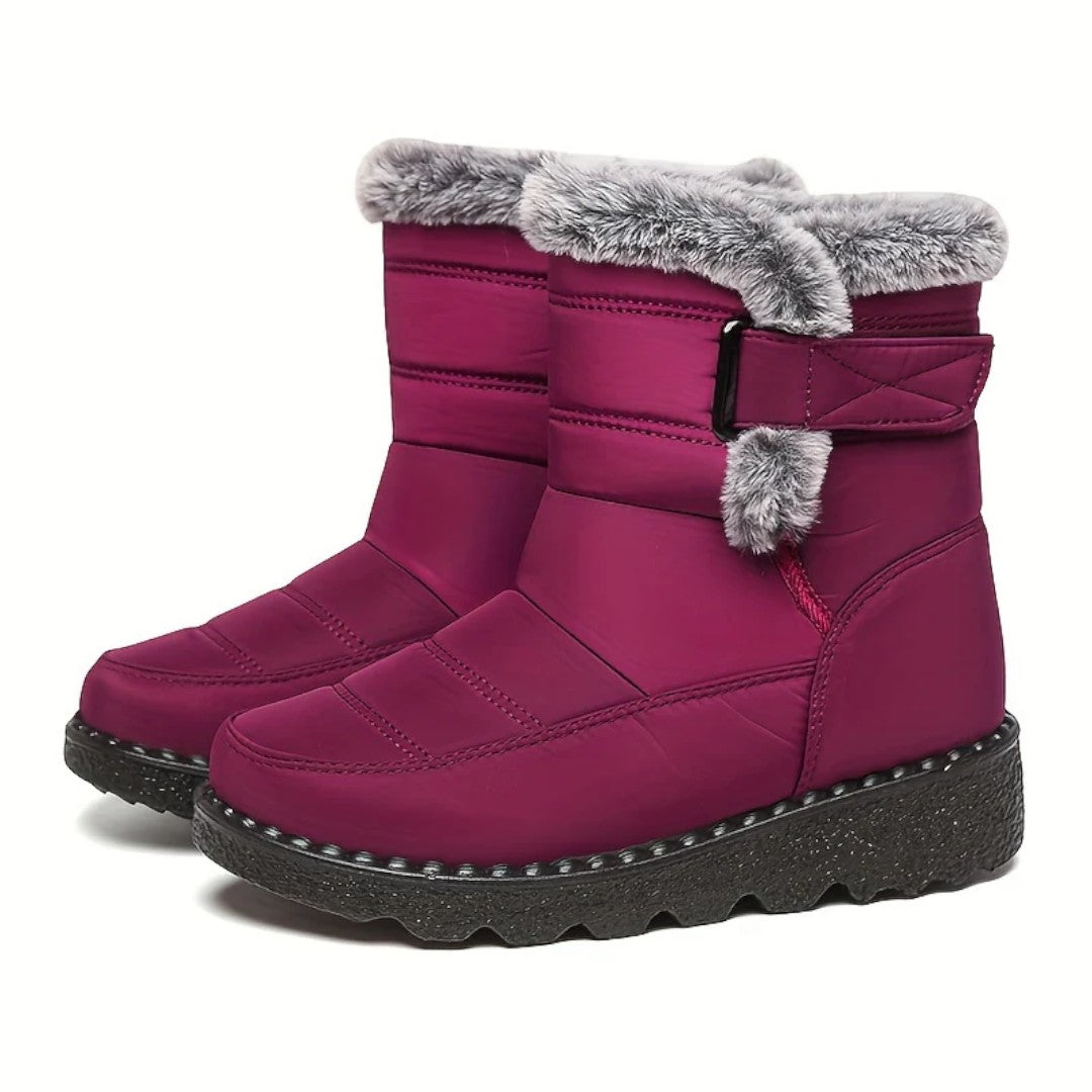 Damskie zimowe buty z podwyższoną cholewką