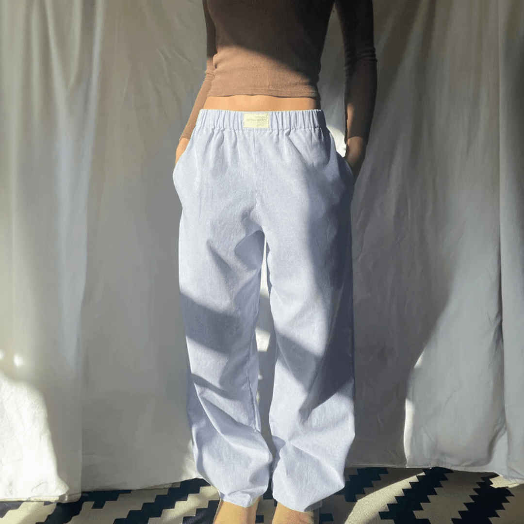 Damskie spodnie lounge - Niebieski