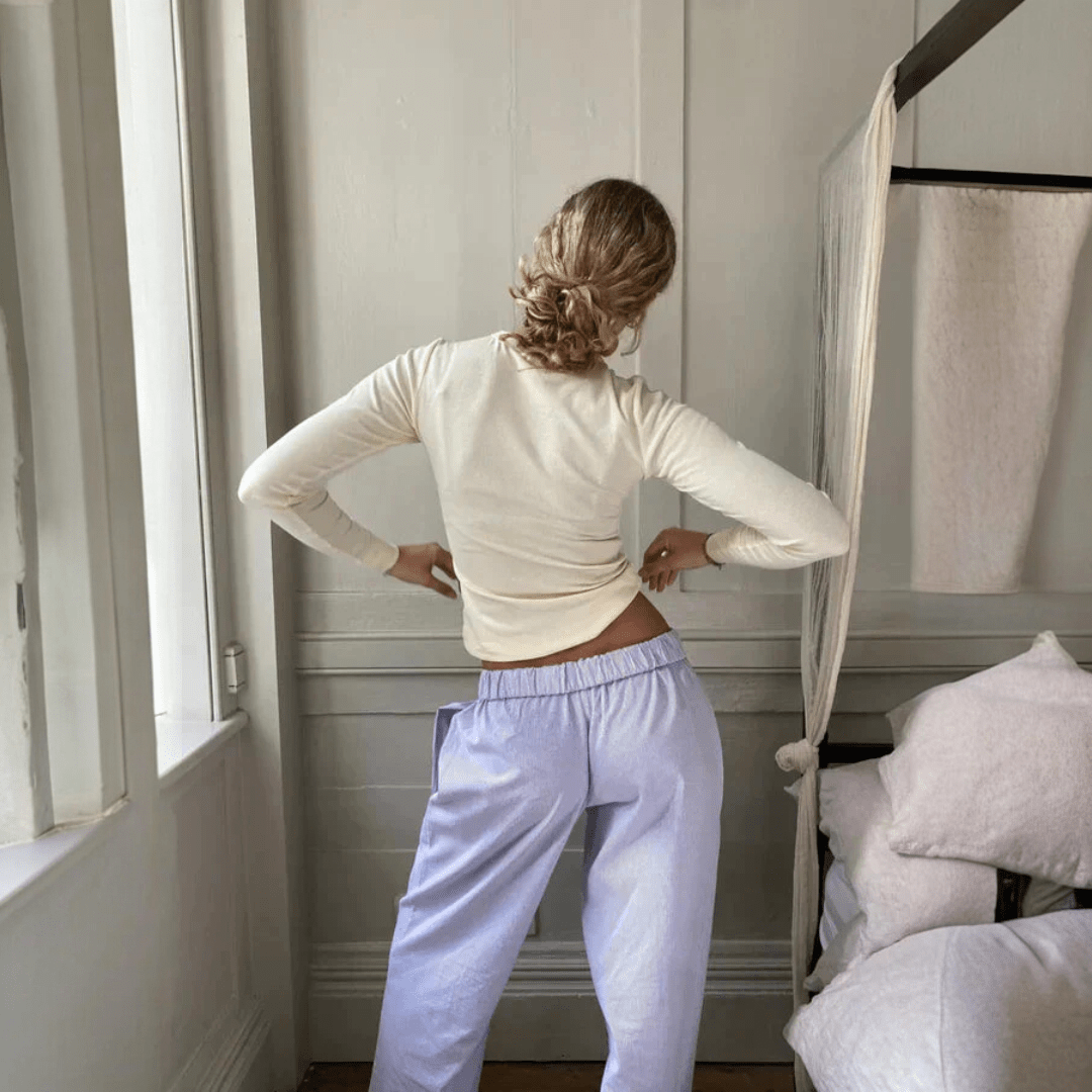 Damskie spodnie lounge - Różowy