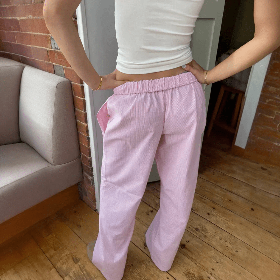 Damskie spodnie lounge - Różowy