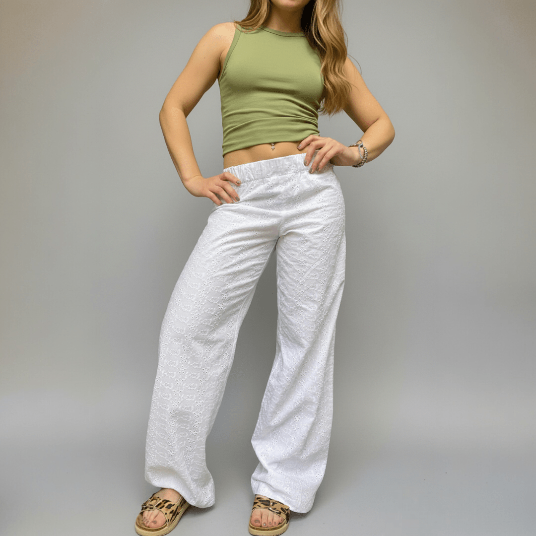 Damskie spodnie lounge - Niebieski