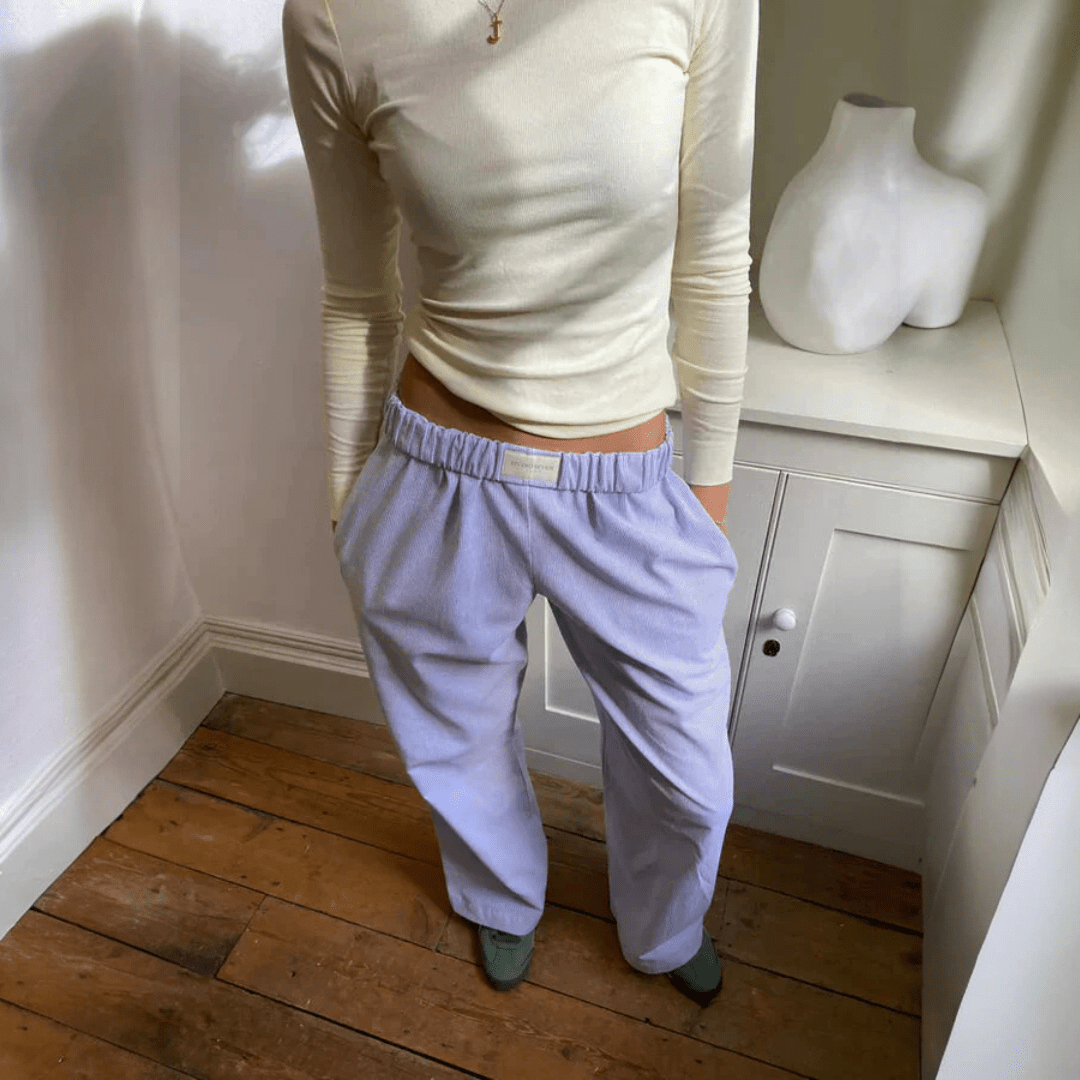 Damskie spodnie lounge - Fioletowy