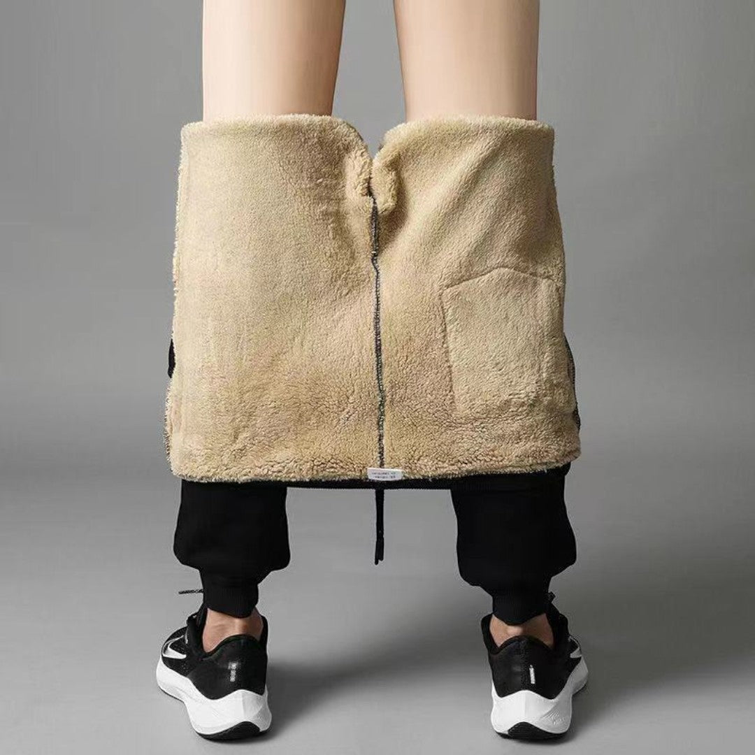 Damskie spodnie termiczne na zimę - Ciemnoszary