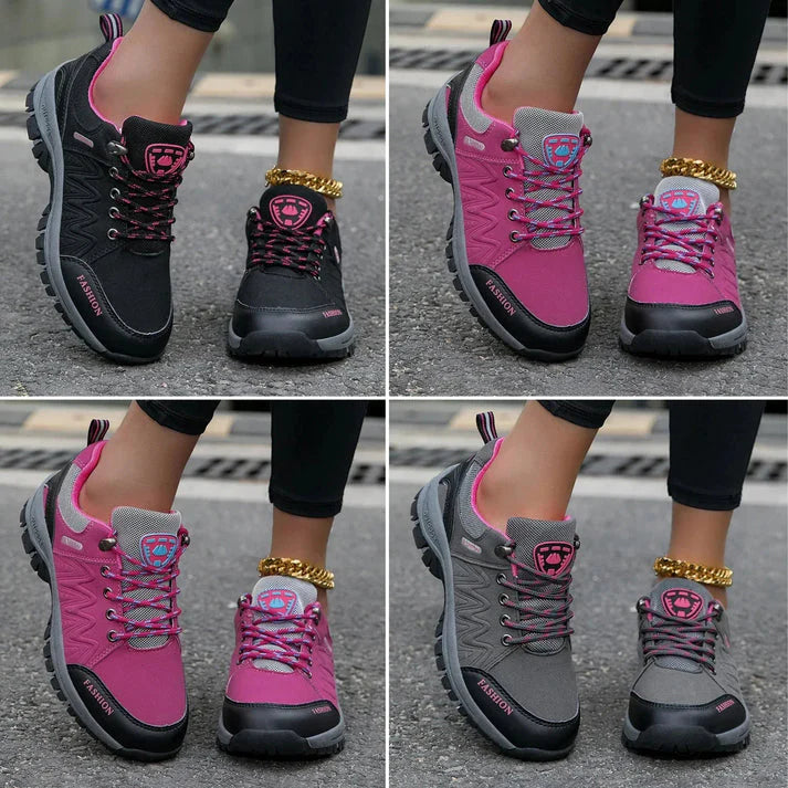 Damskie buty trekkingowe z solidną podeszwą