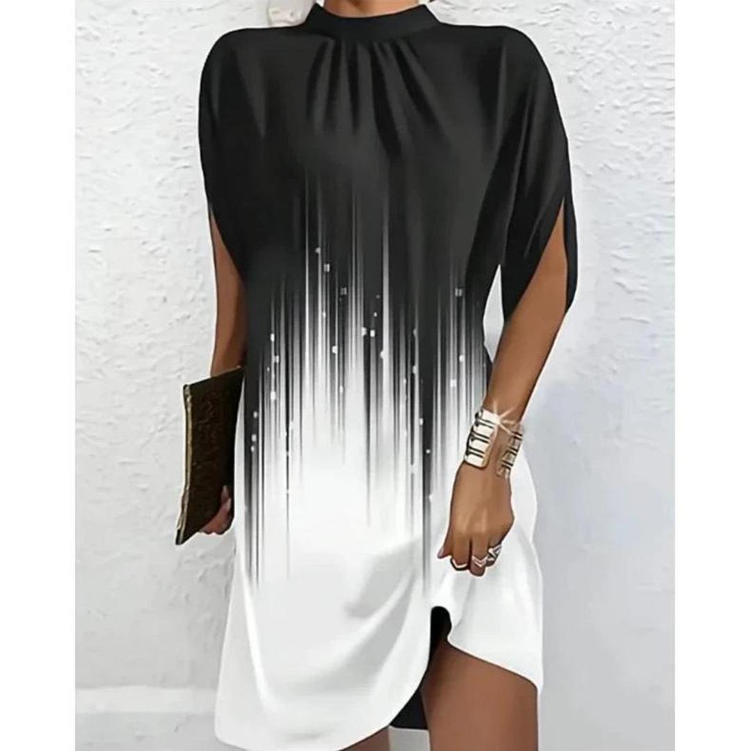 Damska Asymetryczna Sukienka Midi