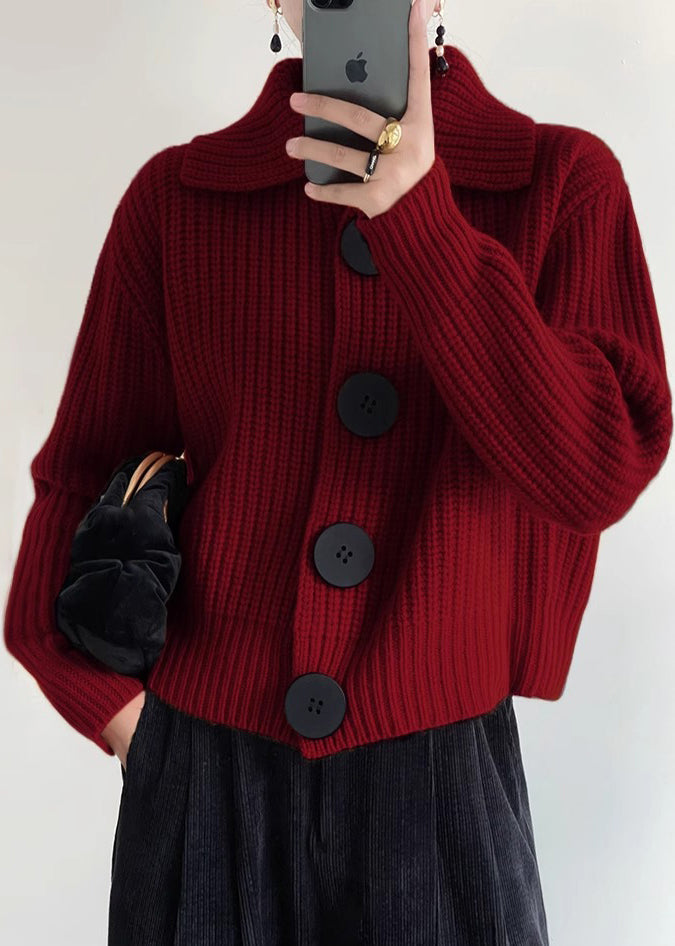 Sweter Damski Rozpinany - Z Kołnierzem