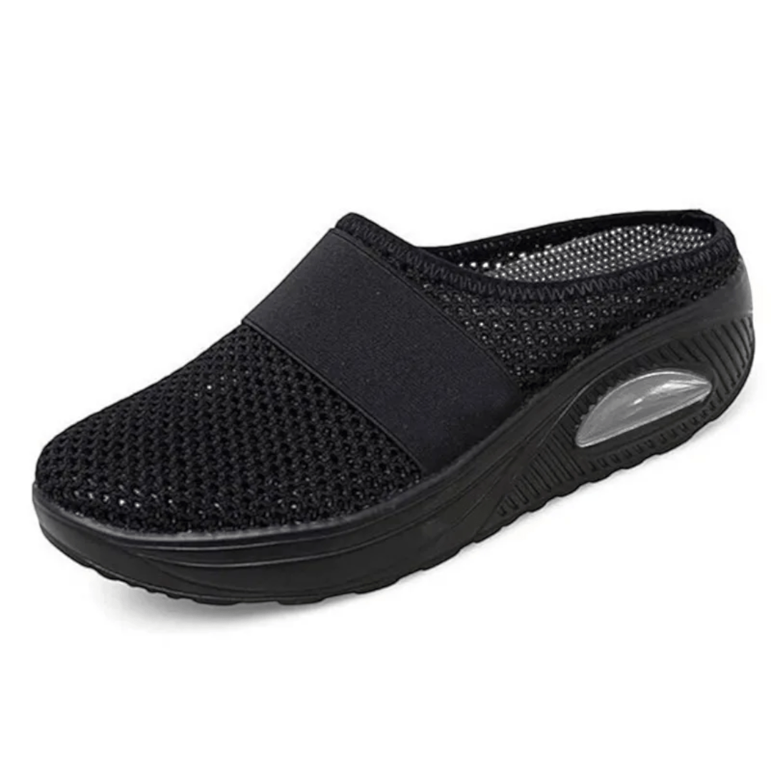 Wsuwane Sneakersy Damskie - Czarny