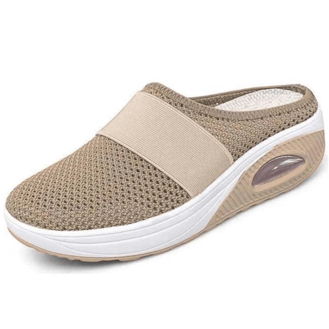 Wsuwane Sneakersy Damskie - Beżowy