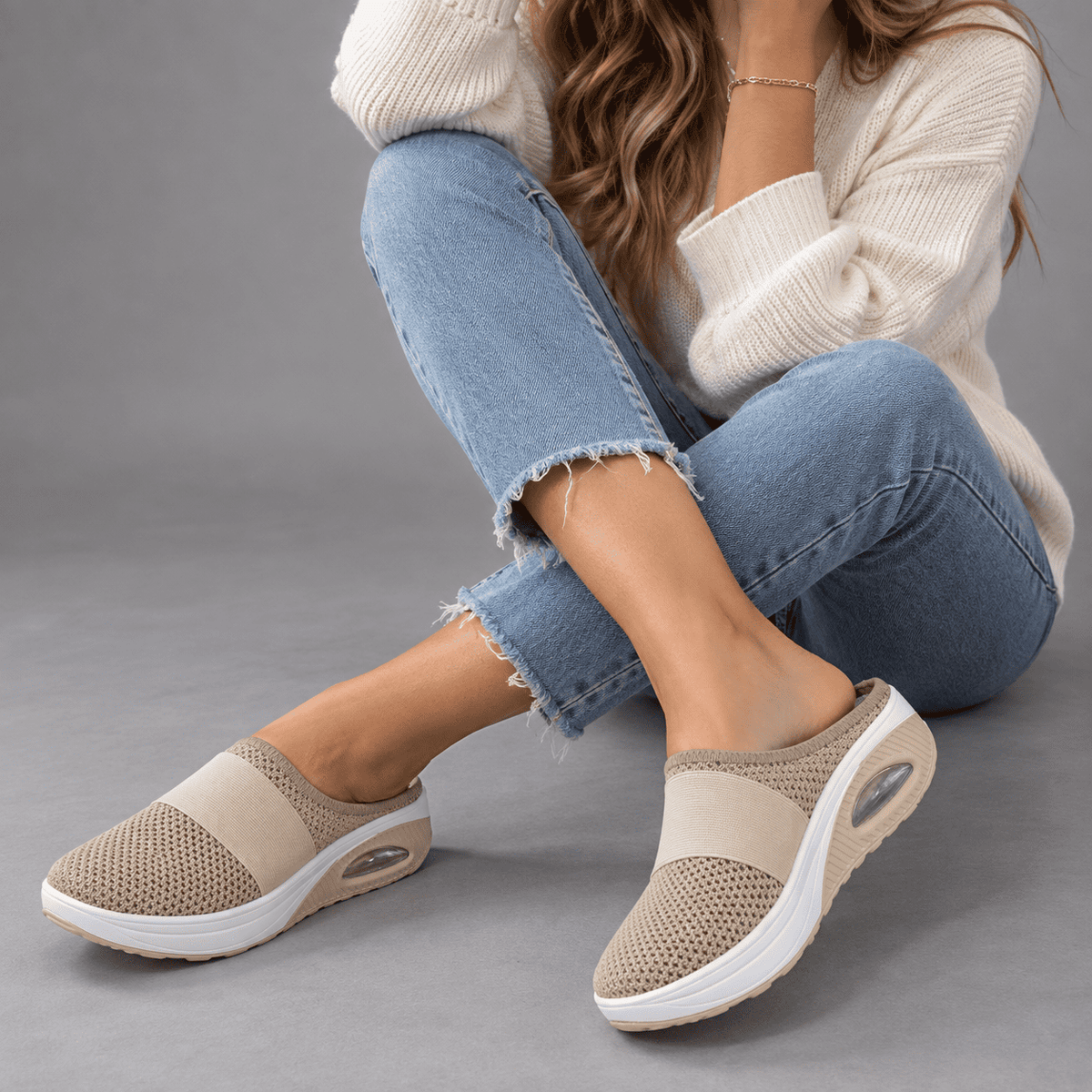 Wsuwane Sneakersy Damskie