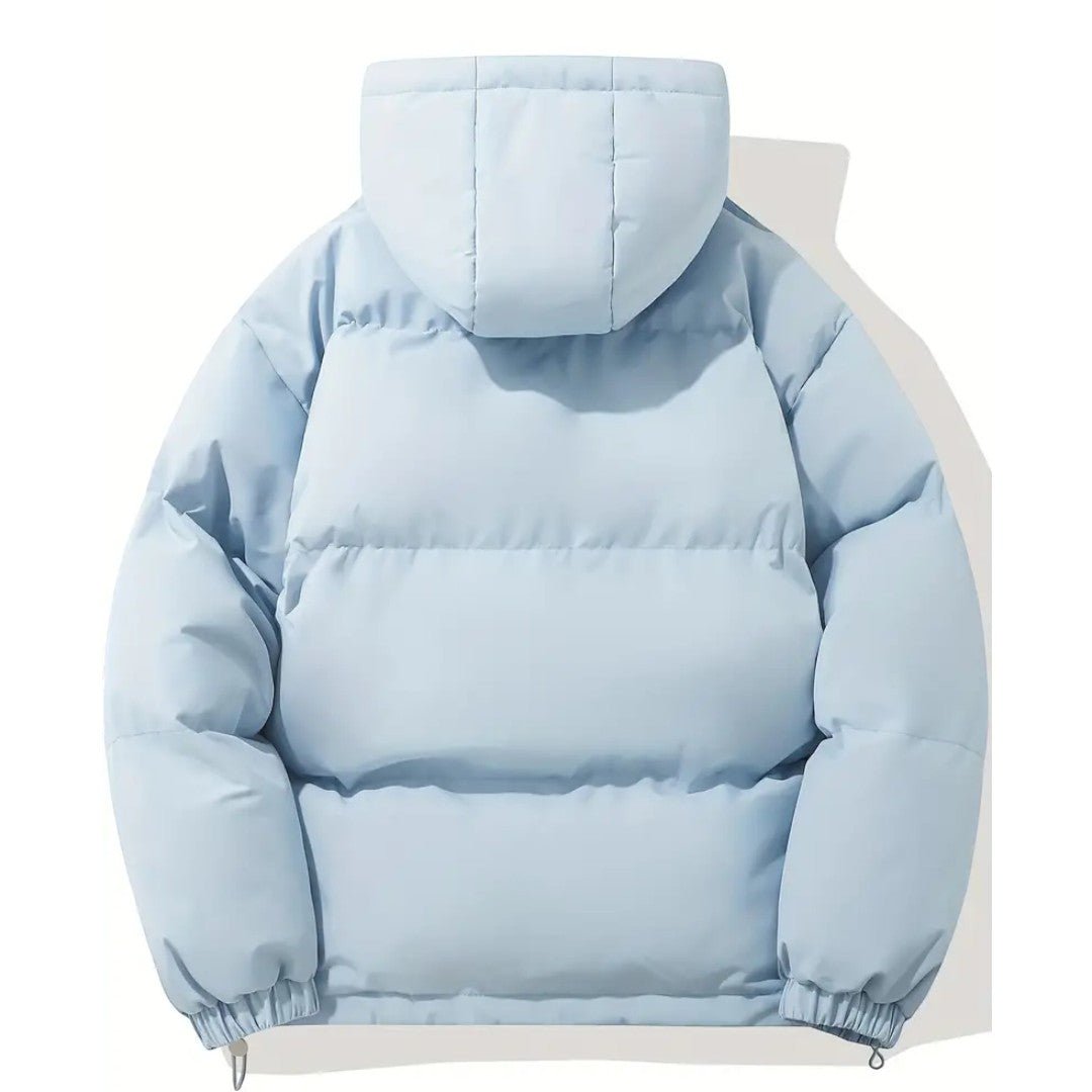 Zimowa kurtka damska o stonowanym fasonie - Ciemnoszary