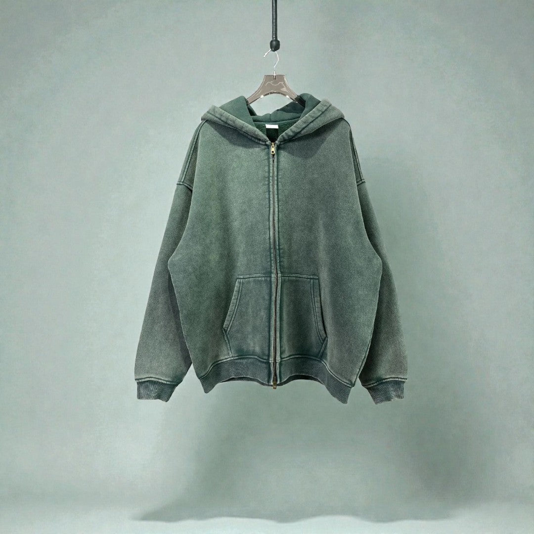 Damska bluza na zamek o spokojnej linii