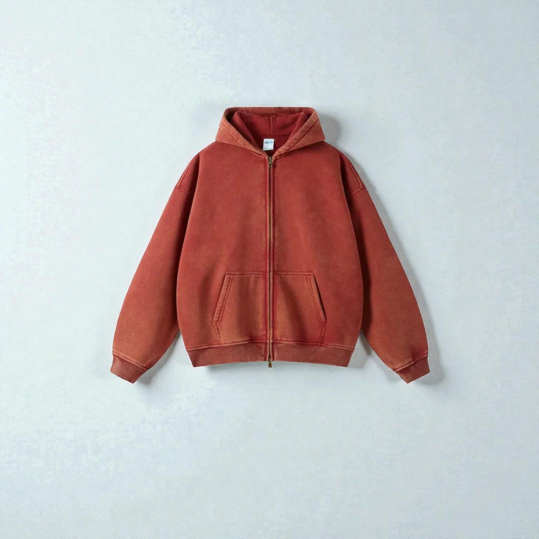 Damska bluza na zamek o spokojnej linii