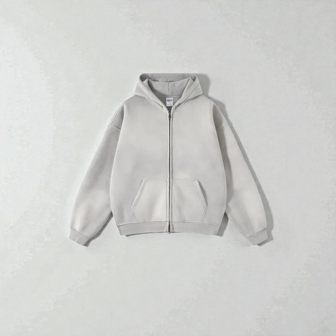 Damska bluza na zamek o spokojnej linii