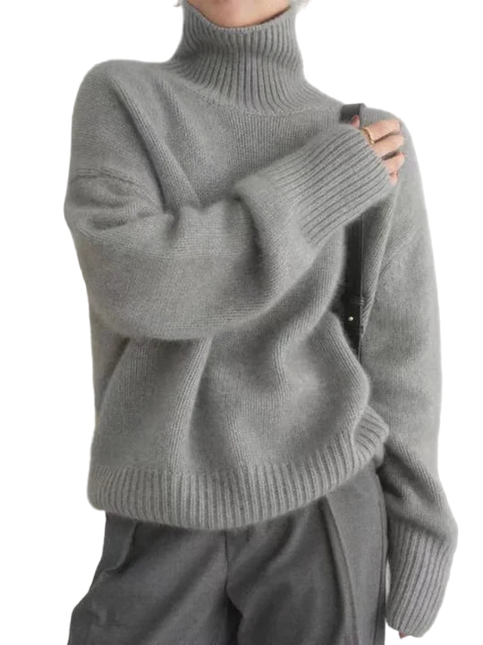 Damski golf o stonowanej linii