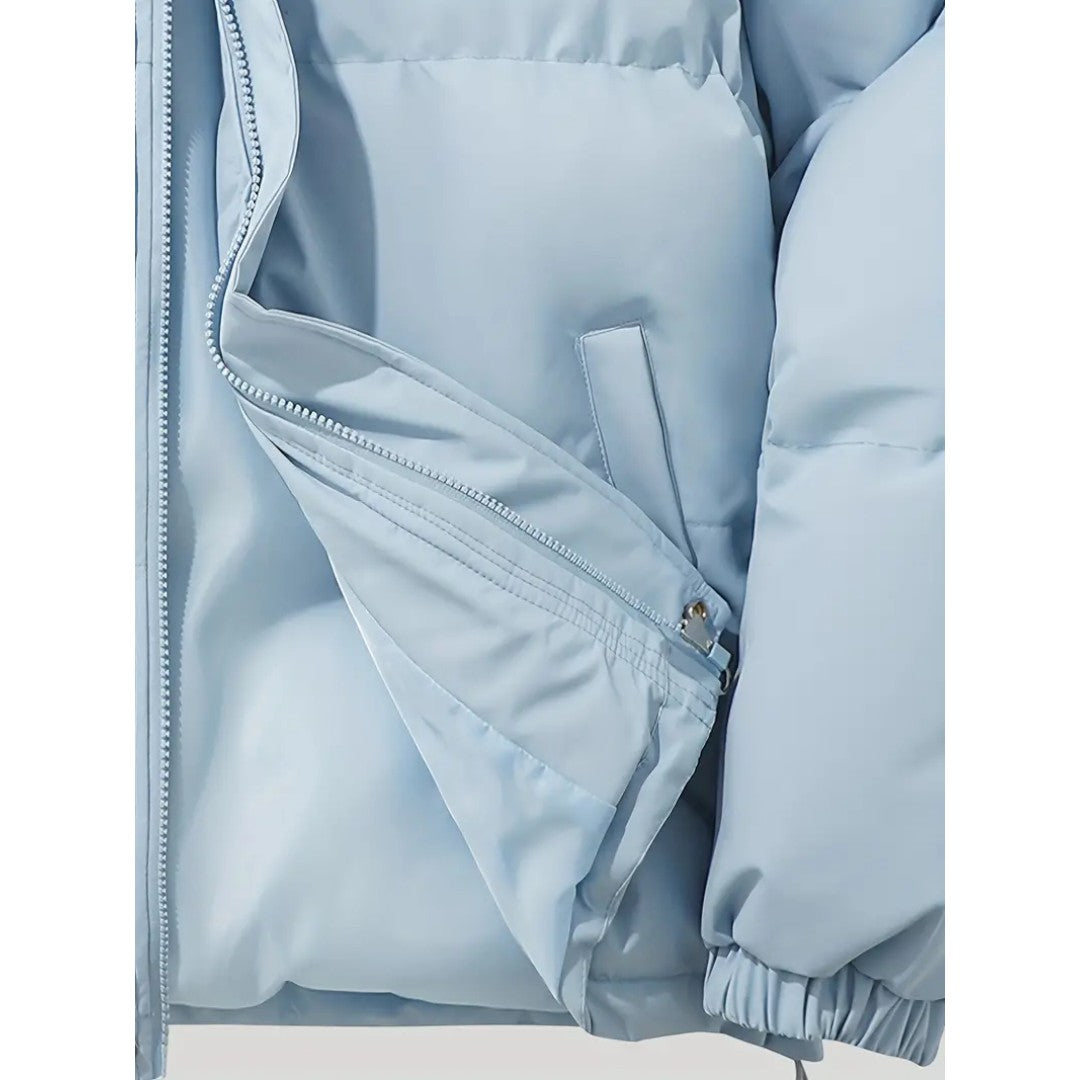 Zimowa kurtka damska o stonowanym fasonie