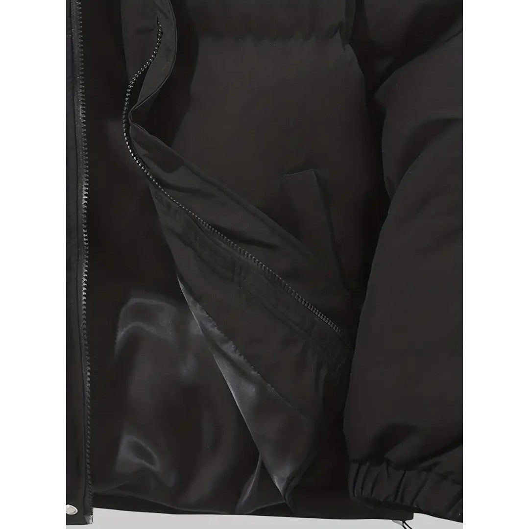 Zimowa kurtka damska o stonowanym fasonie