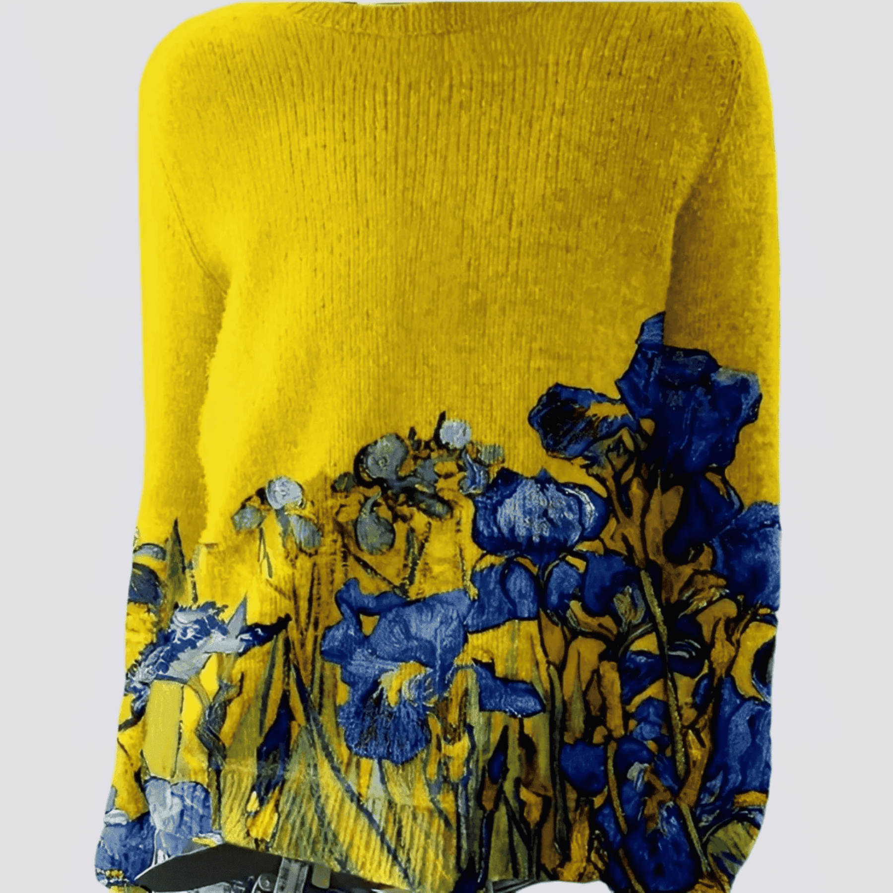 Sweter Damski - Okrągły Dekolt i Długie Rękawy