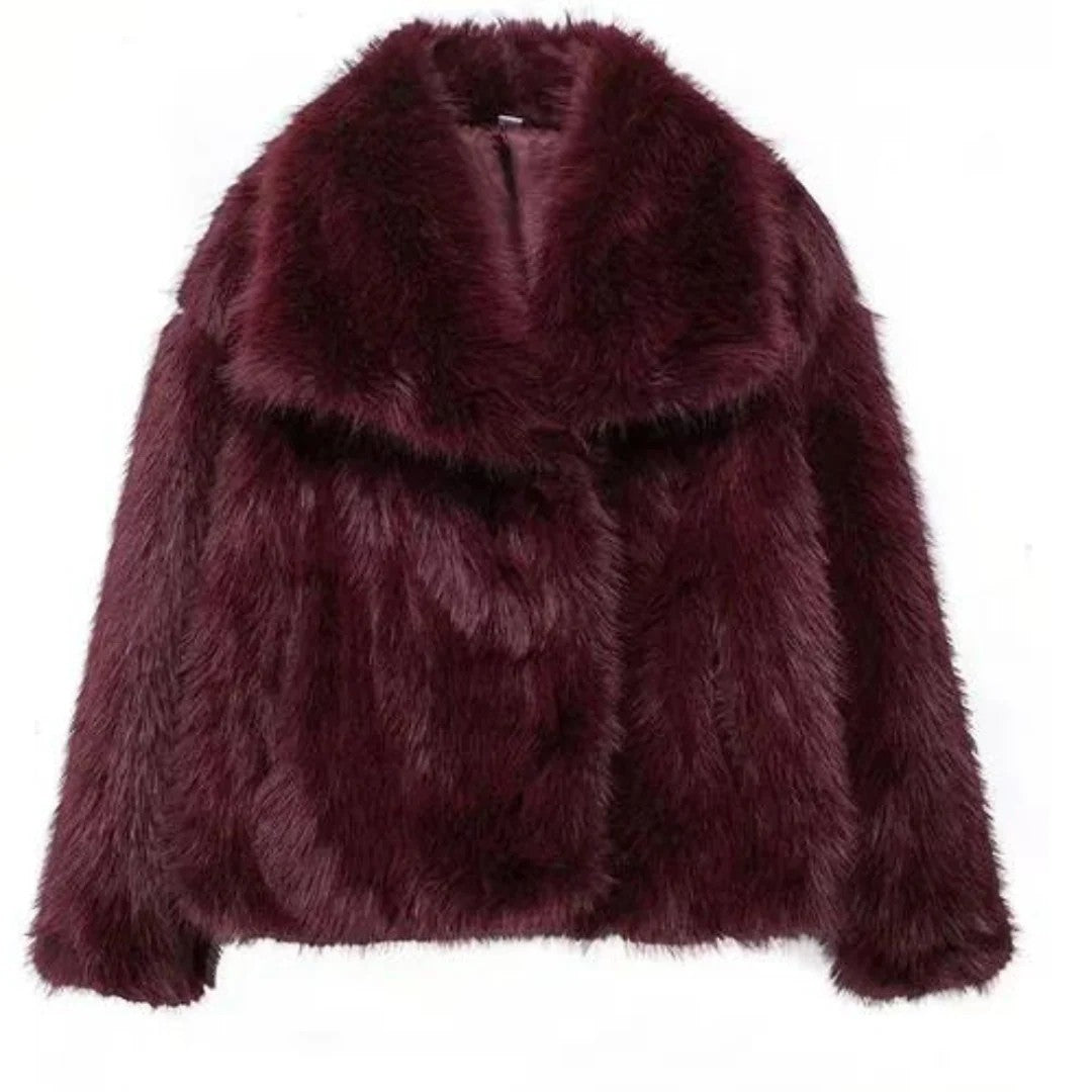 Damska Plush Kurtka Zimowa