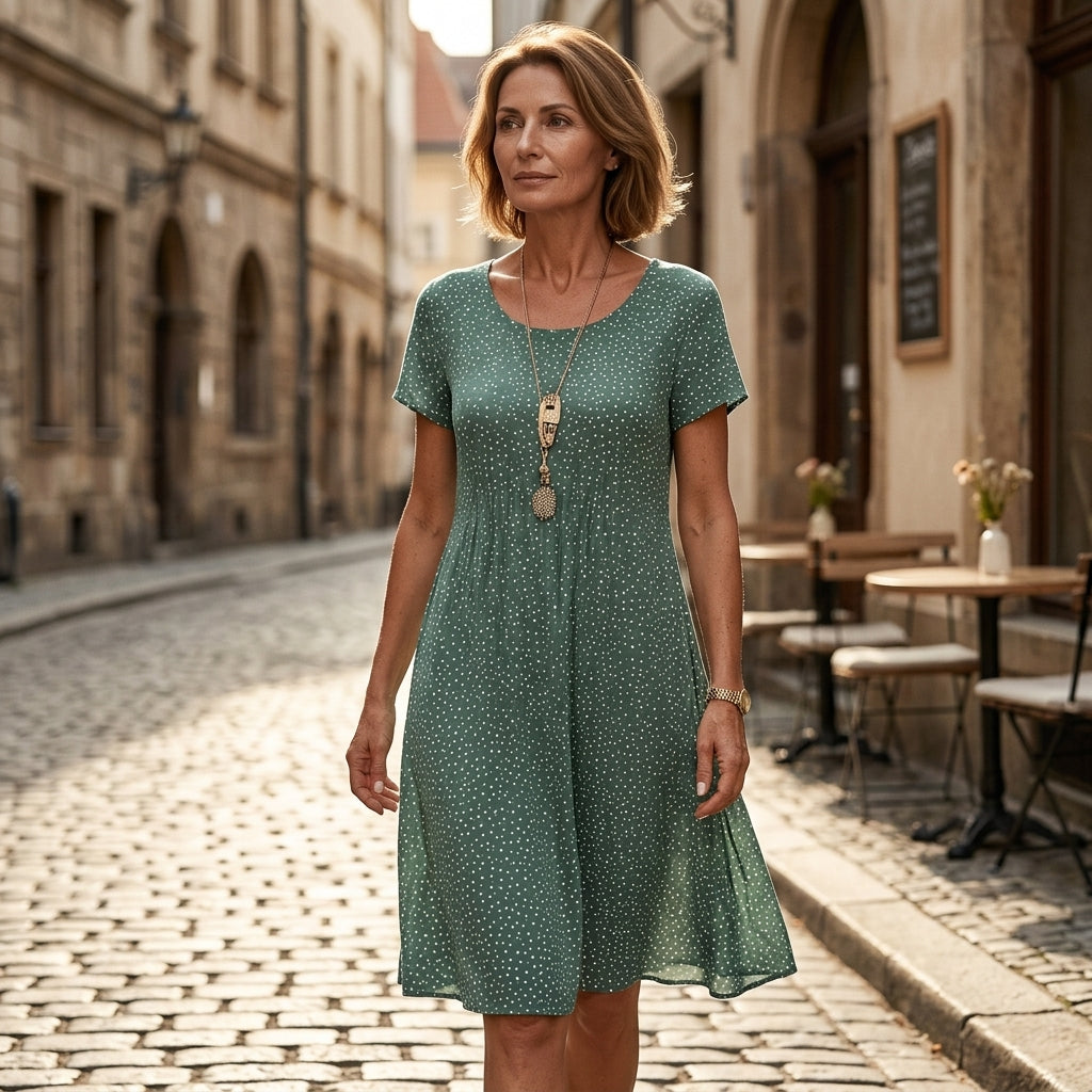 Zwiewna Letnia Sukienka Damska w Stylu Boho o Wysmuklającym Kroju