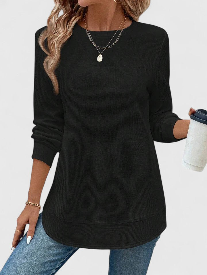Bluza Damska Bez Kaptura - Luźny Krój