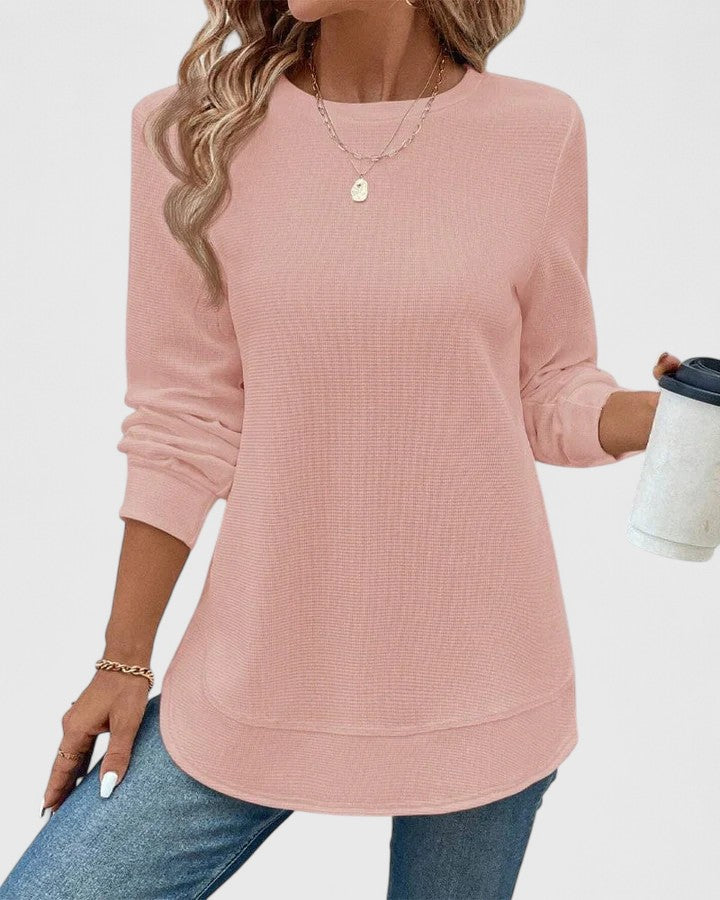 Bluza Damska Bez Kaptura - Luźny Krój