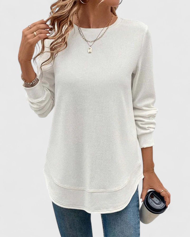 Bluza Damska Bez Kaptura - Luźny Krój