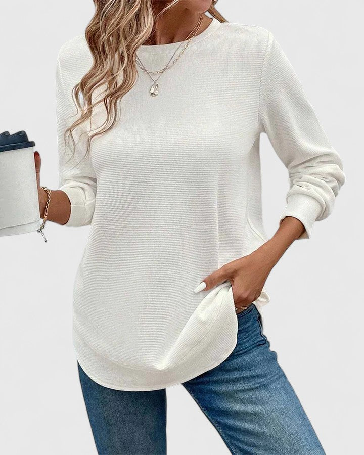 Bluza Damska Bez Kaptura - Luźny Krój