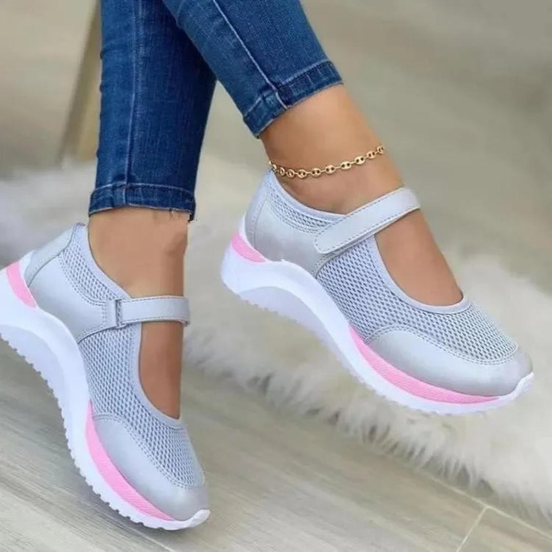 Buty Damskie Typu Sneakers Z Paskiem