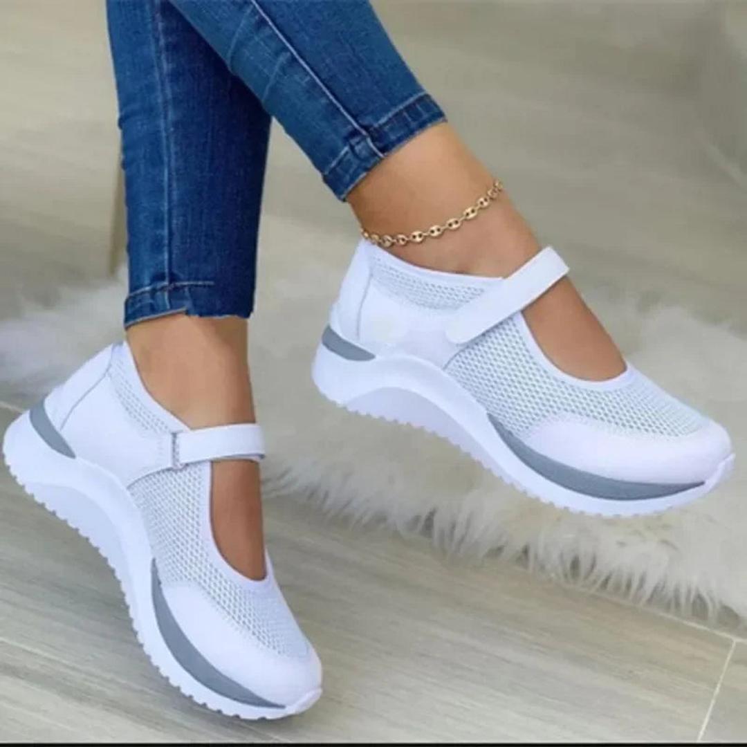Buty Damskie Typu Sneakers Z Paskiem