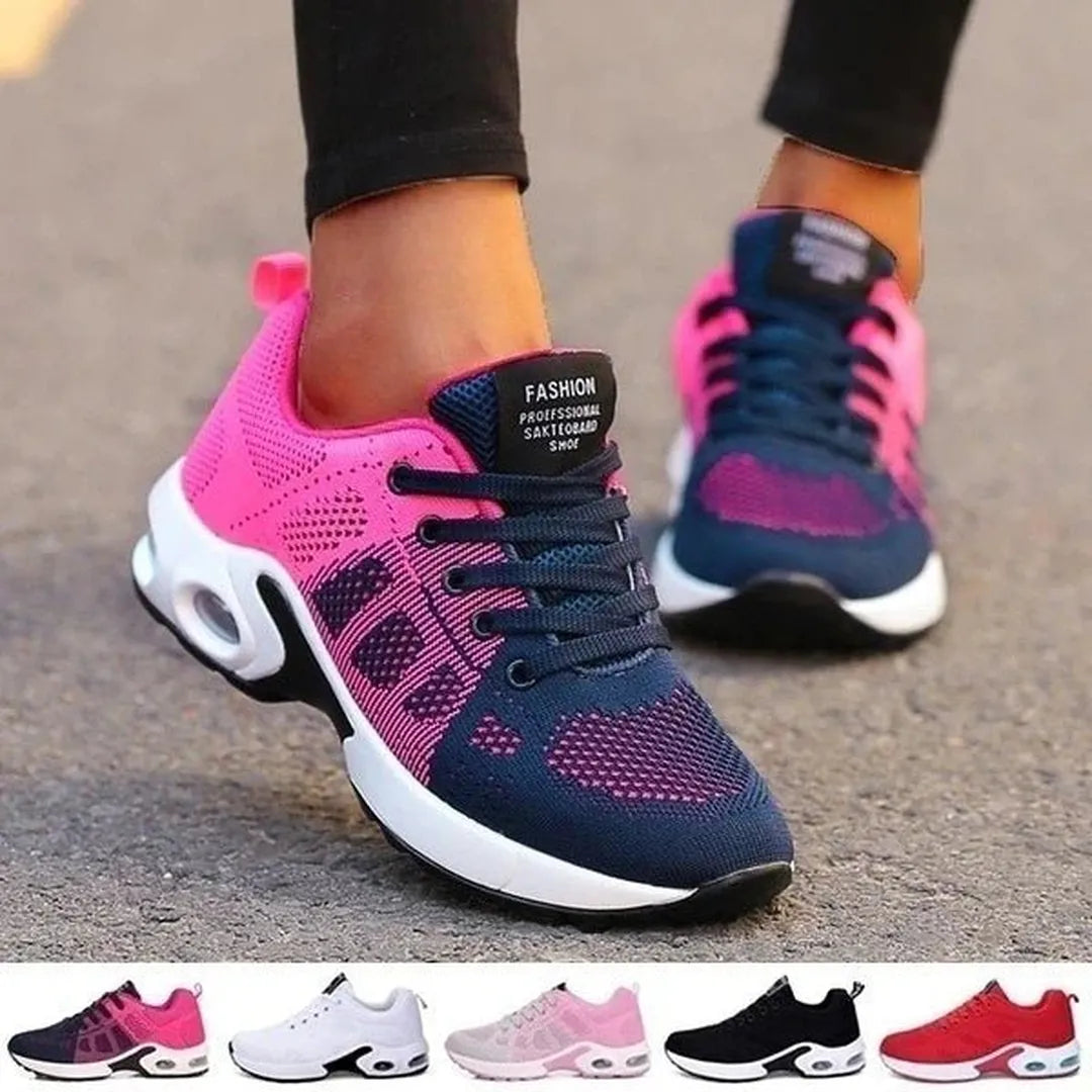 Damskie sneakersy z perforowaną cholewką