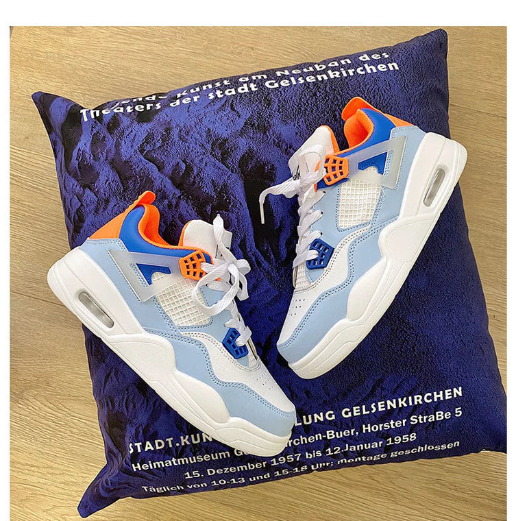 Casualowe trampki z wysoką cholewką