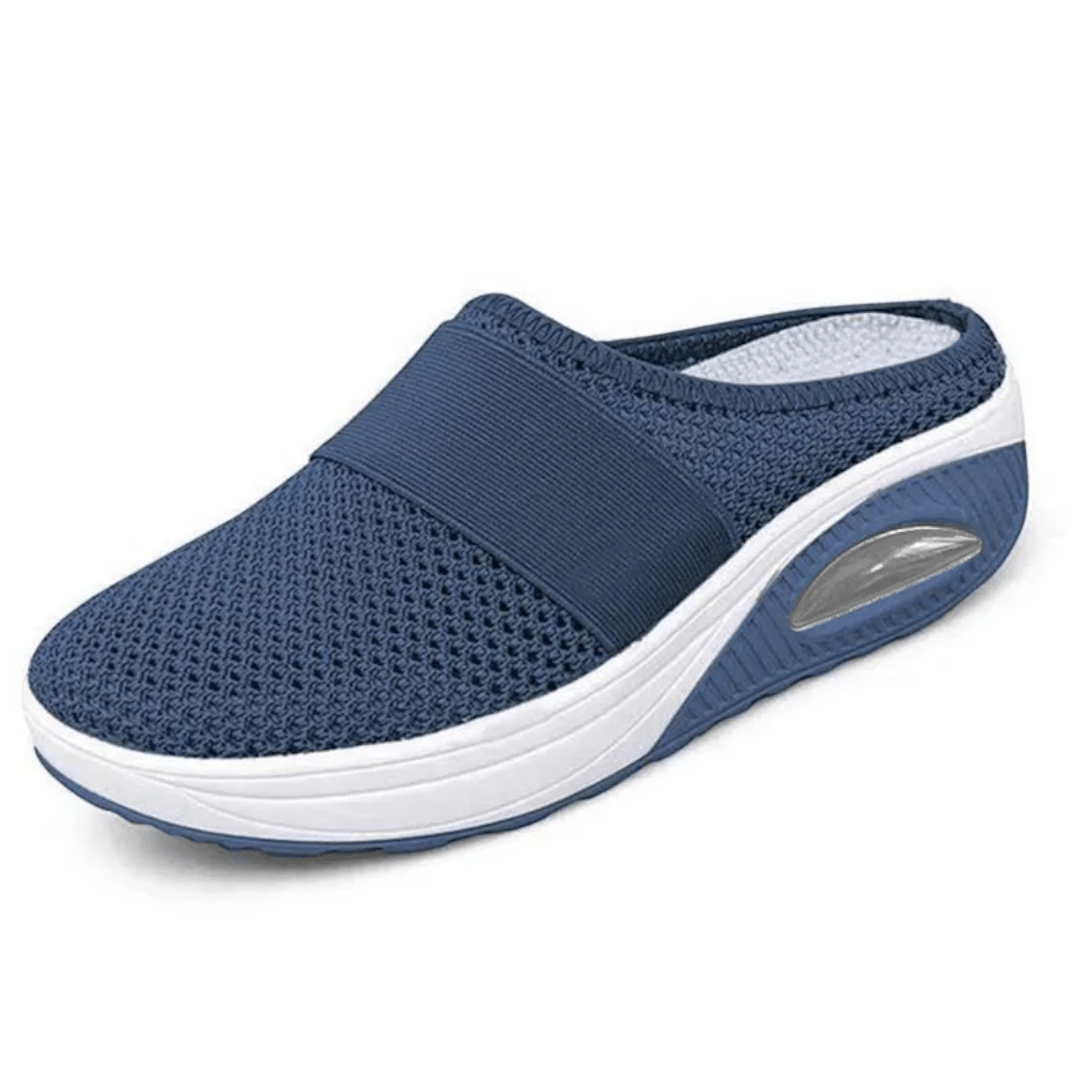 Wsuwane Sneakersy Damskie - Niebieski
