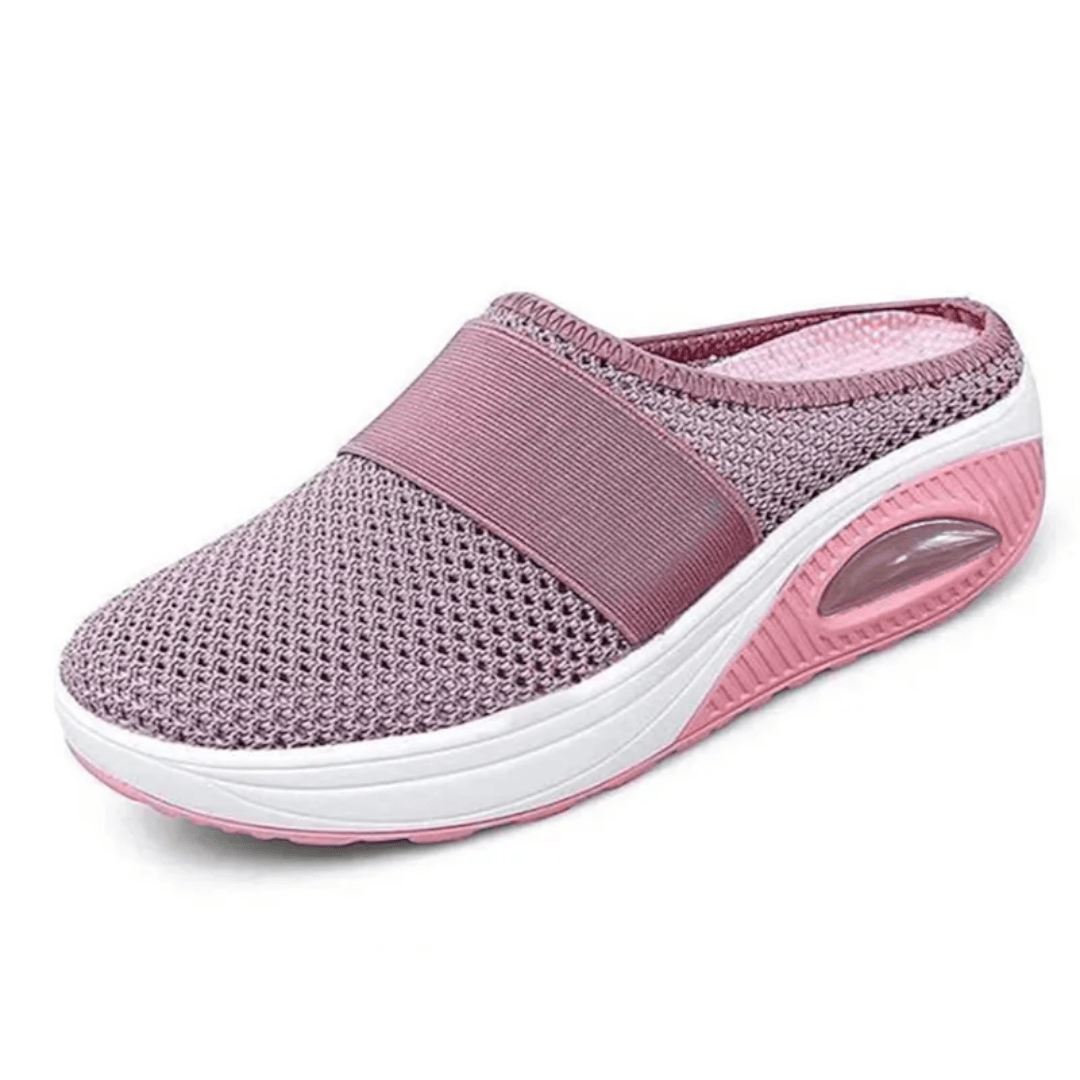 Wsuwane Sneakersy Damskie - Różowy